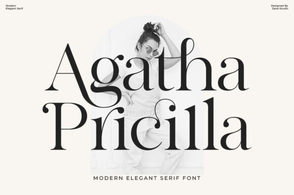 Agatha Pricilla: A Serif Font That Breathes Quiet Confidence