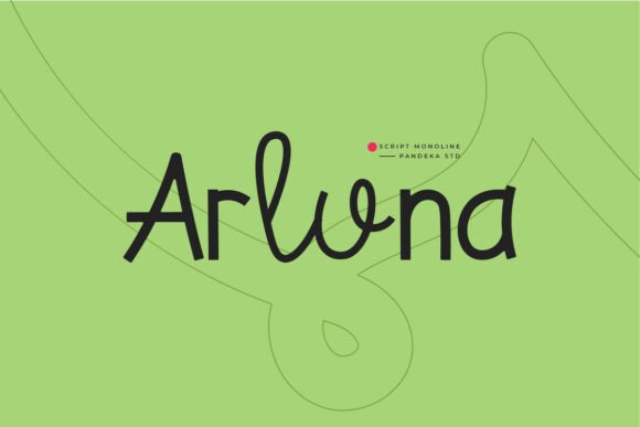 Arluna: A Modern Script Font for Small Business Branding