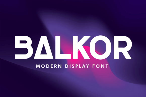 Balkor: A Modern Sans Serif Font for Editorial Design