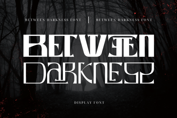 Between Darkness: A Serif Font That Cuts Through the Feed