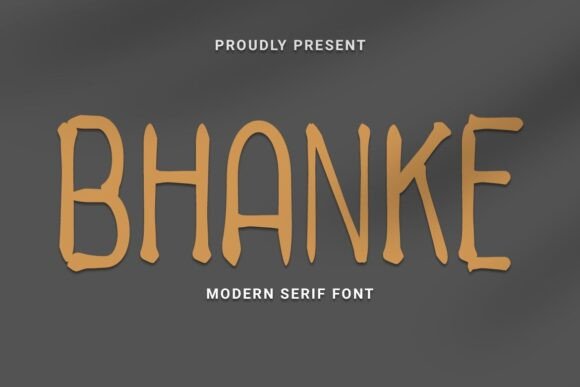 Bhanke: A Modern Serif Font That Builds Brand Personality