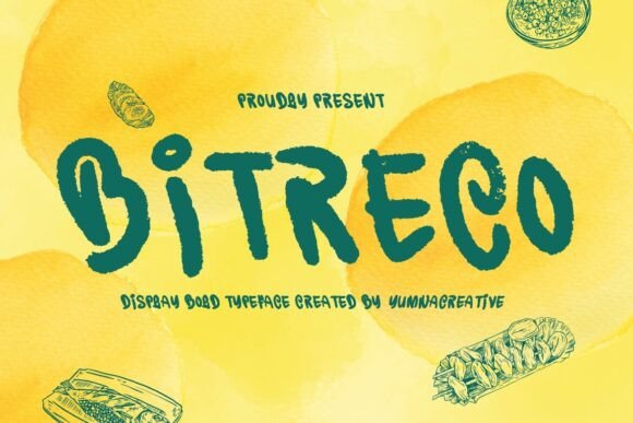Bitreco Display Font: Bold, Clean & Made for Makers
