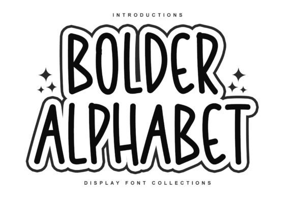 Bolder Alphabet: A Playful Display Font for Digital Branding