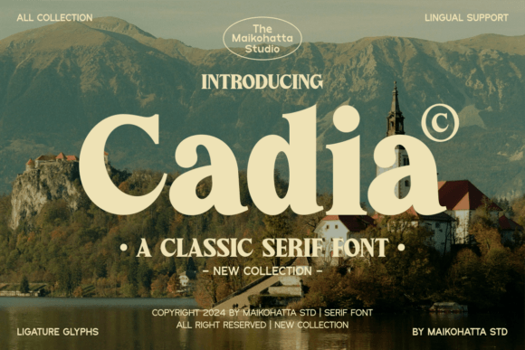 Cadia: A Modern Serif Font That Elevates Digital Branding