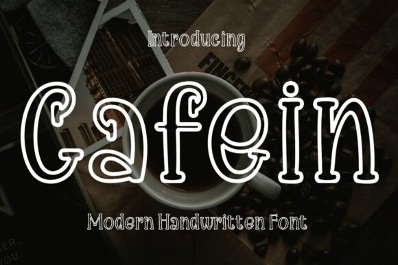 Cafein: A Warm, Playful Handwritten Typeface for Digital Branding