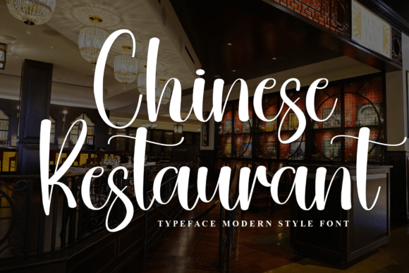 Chinese Restaurant Font: A Stylish Script for Real Small Business Branding
