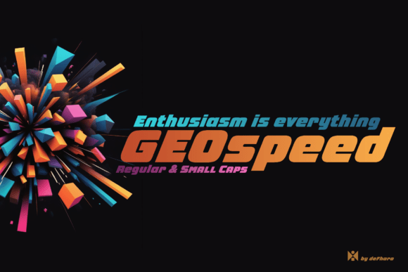 Geospeed: A Display Font That Elevates Handmade Products