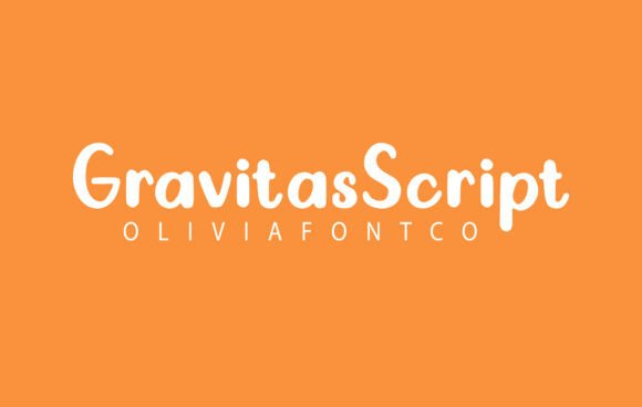 Gravitas: A Friendly, Polished Script Font for Real Small Business Branding