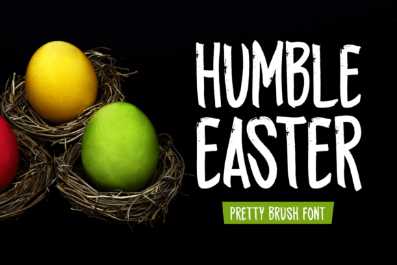 Humble Easter: A Handwritten Brush Font for Crafters & Sellers