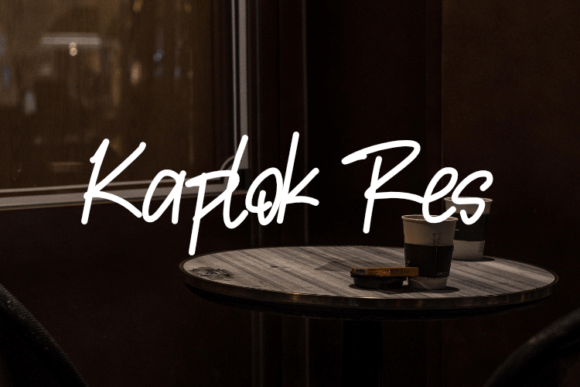 Kaplok Res: A Script Amp Typeface That Feels Like Hand-Lettered Magic