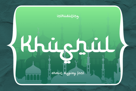 Khusnul: A Thoughtful Display Font for Editorial Calm