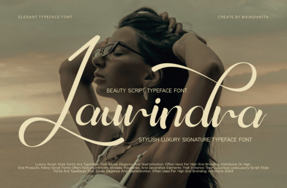Laurindra: A Luxury Script Font That Elevates Real Small Business Branding
