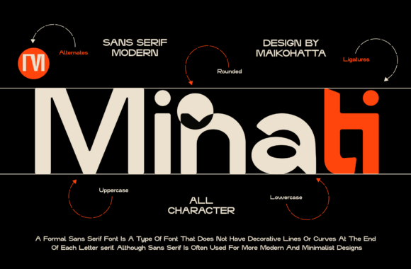 Minati: A Modern Sans Serif That Makes Your Brand Look Polished