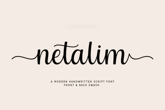 Netalim: A Warm, Modern Script Typeface for Digital Branding