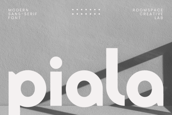 Piala: A Clean, Confident Sans Serif for Modern Branding
