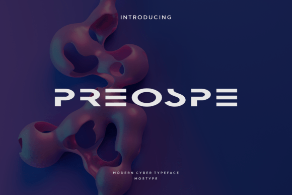 Preospe: A Futuristic Sans Serif Font for Scroll-Stopping Campaigns