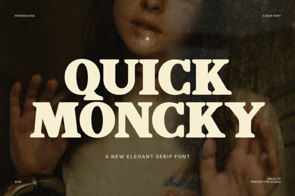 Quick Moncky: A Refined Serif Font for Thoughtful Branding
