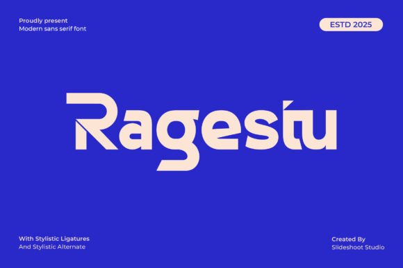 Ragestu: A Futuristic Sans Serif Font for Campaign-Ready Headlines