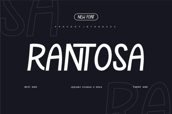 Rantosa: A Bold, Hand-Drawn Display Font That Elevates Real Small Business Branding
