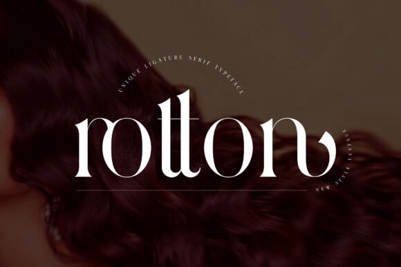 Rotton Serif Font for Handmade Labels & Printables