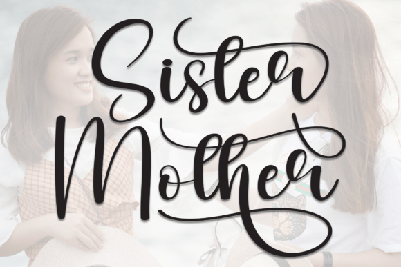 Sister Mother: A Handwritten Script Font for Editorial Warmth