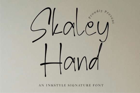 Skaley Hand: A Refined Handwritten Typeface for Thoughtful Branding
