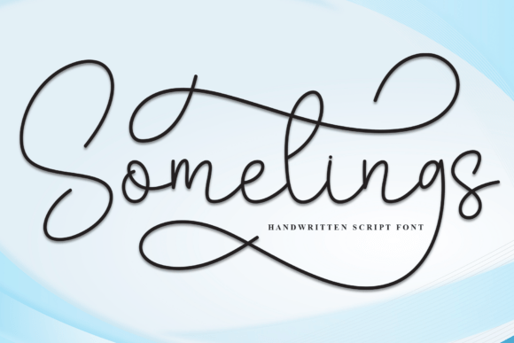 Sometings: A Handwritten Script Font That Elevates Digital Branding