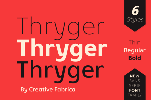 Thryger: A Clean, Confident Sans Serif for Small Business Branding
