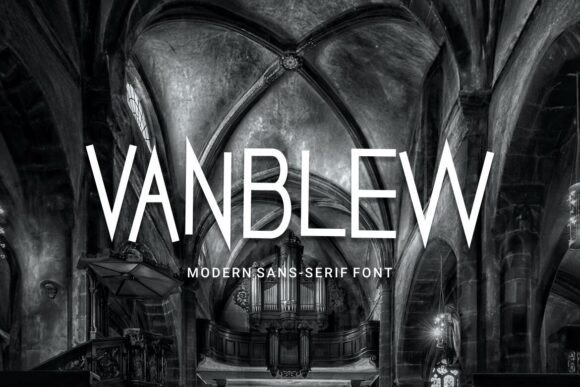 Vanblew: A Modern Sans Serif Font for Digital Branding