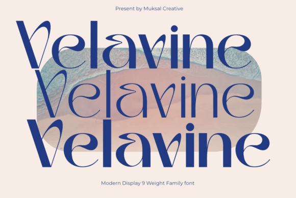 Velavine: A Display Font That Elevates Real Digital Layouts