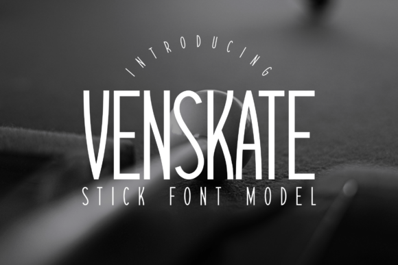 Venskate: A Sleek Sans Serif Display Font for Modern Branding